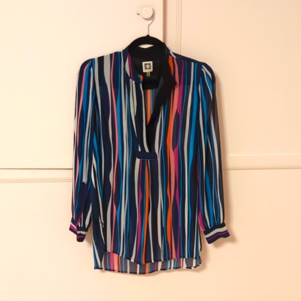 Anne Klein Size 4 Tunic Blouse